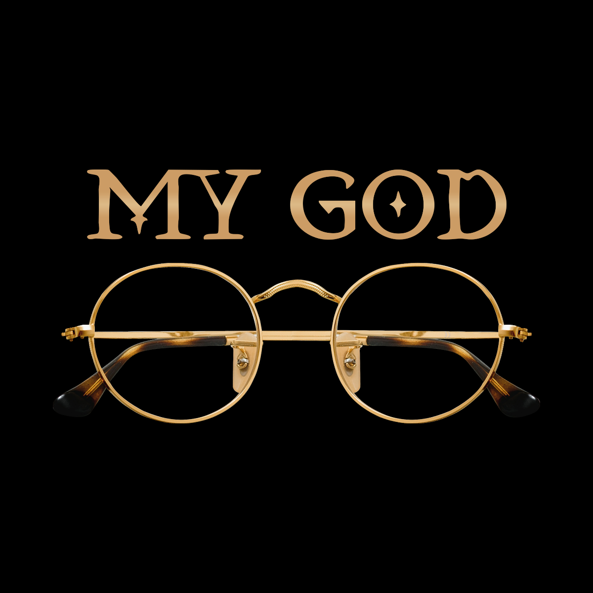 MY GOD UNISEX GARMENT-DYED HEAVYWEIGHT T-SHIRT