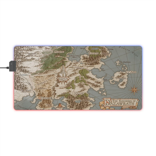 LED Gaming Mouse Pad (23.6" x 11.8")