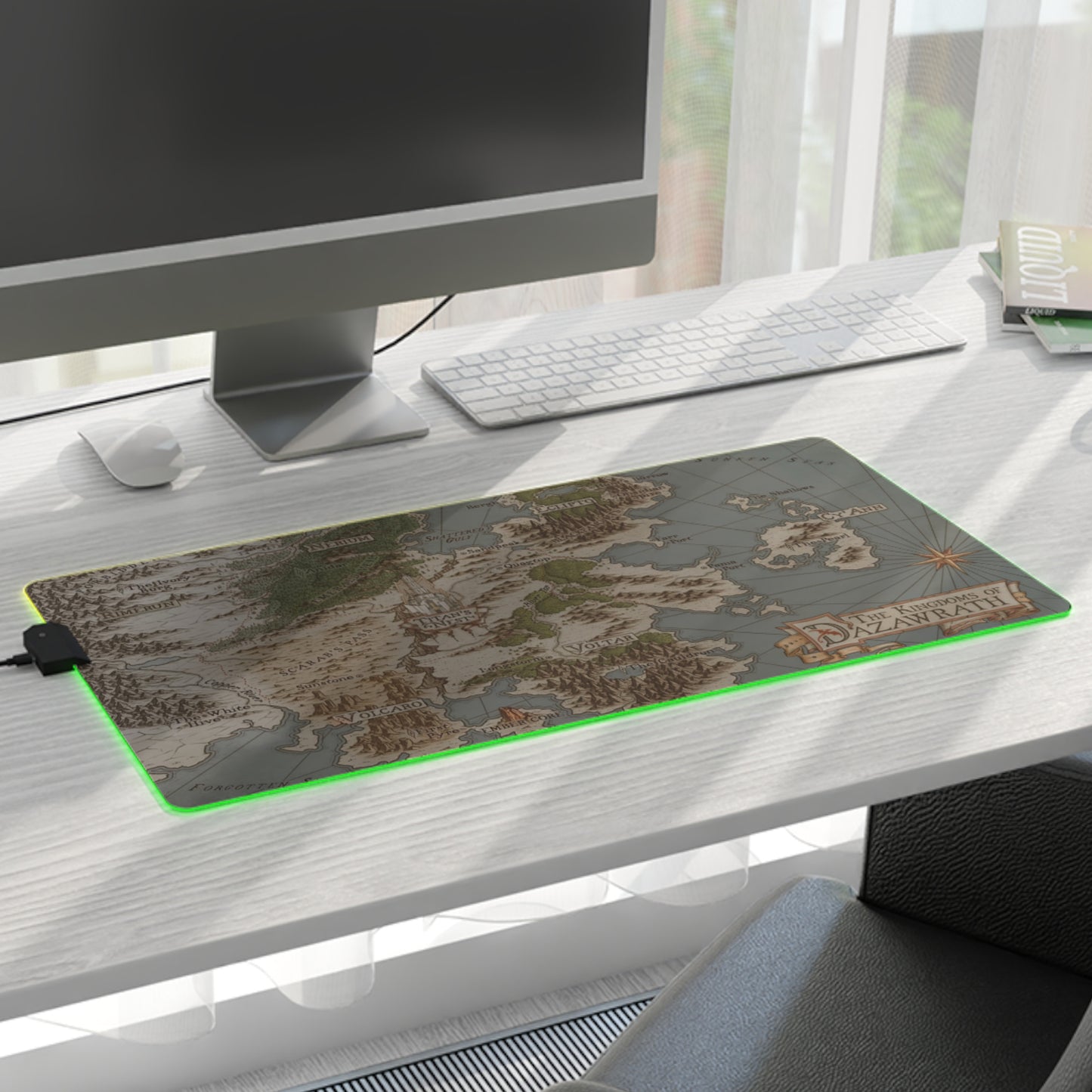 LED Gaming Mouse Pad (23.6" x 11.8")