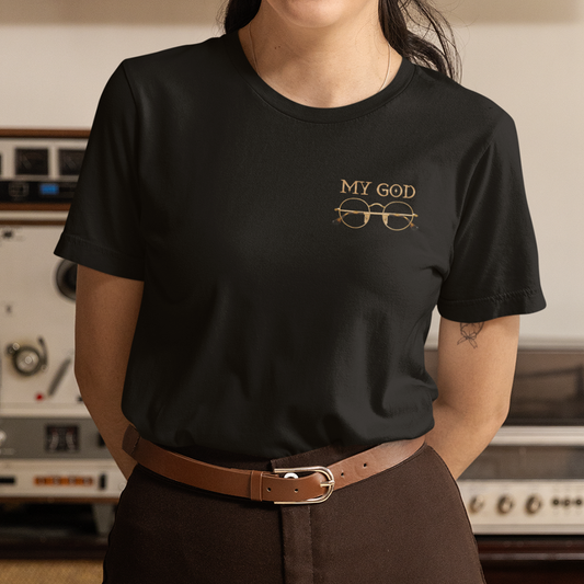 MY GOD UNISEX GARMENT-DYED HEAVYWEIGHT T-SHIRT